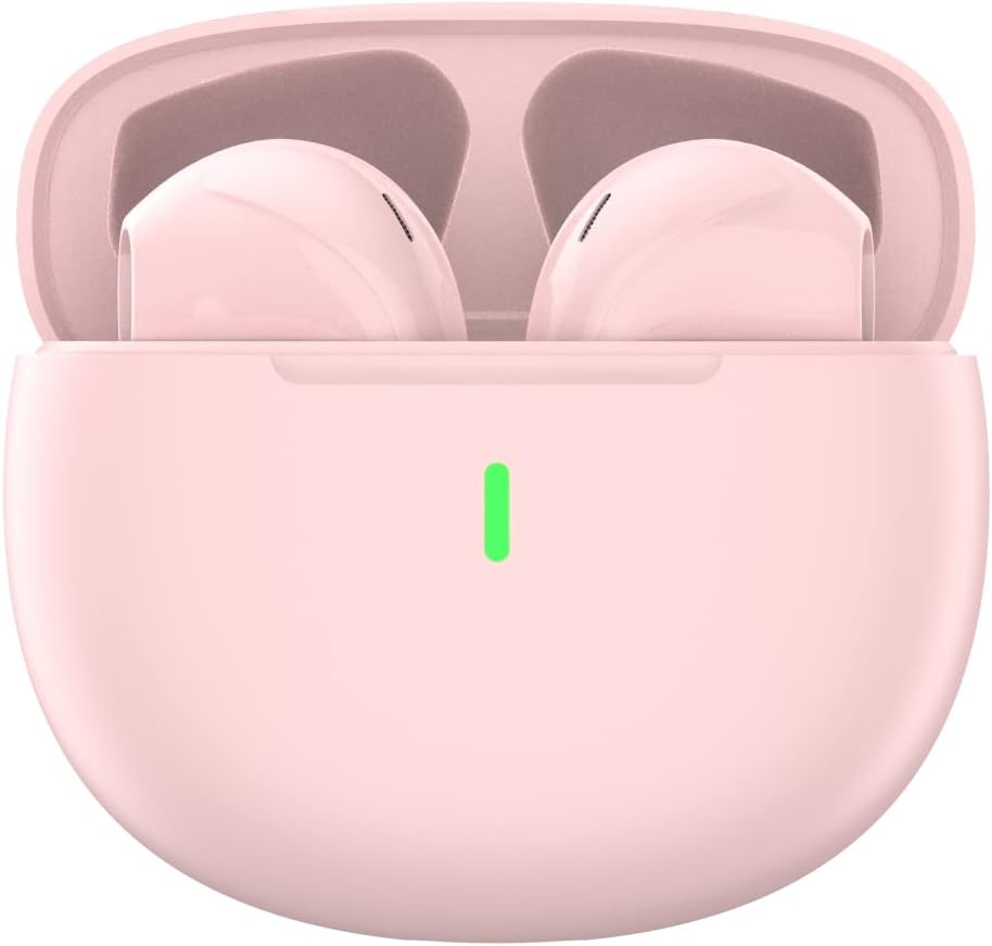 Smart T-Colorful Wireless In-ear Earphones- Pink - Image 2