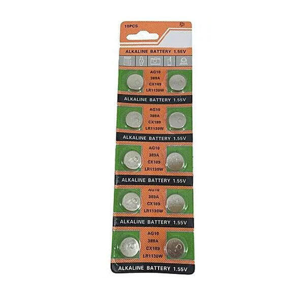 ALKALINE Battery AG10 10 pices