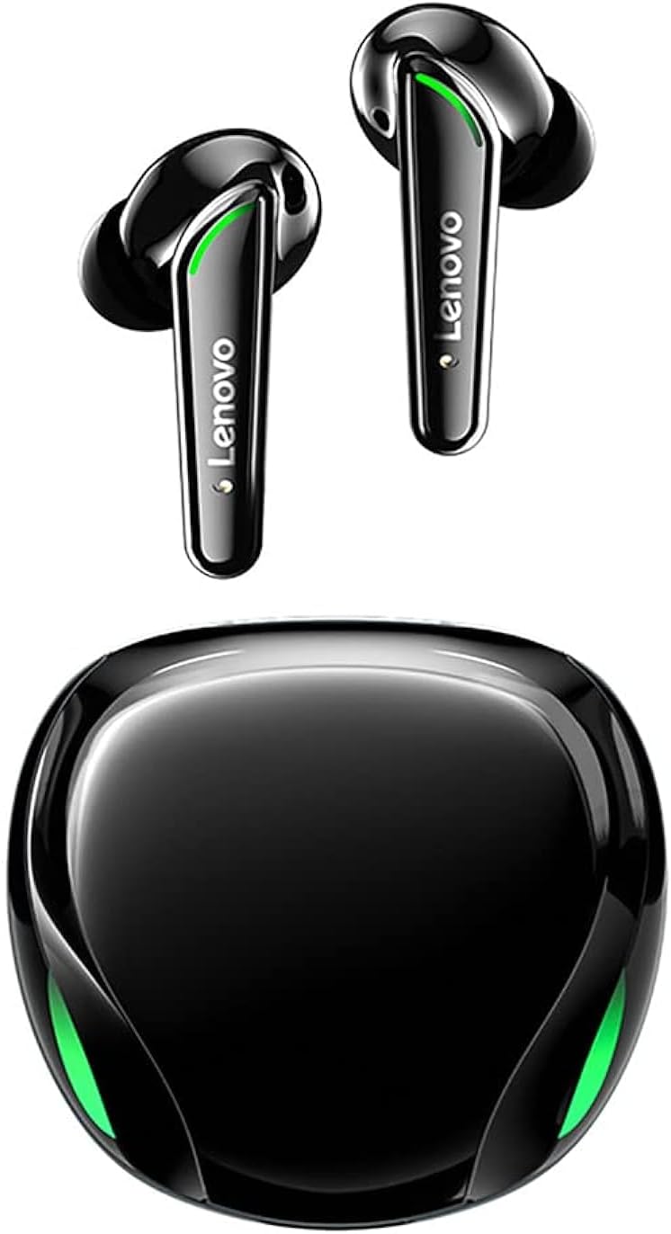 Lenovo XT92 Headphones Wireless Bluetooth Touch Control Stereo Earbuds Headset (Black)