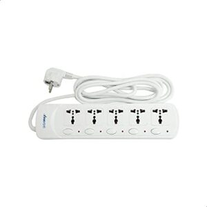 Gigamax -B453 Power Strip, 5 Sockets - 2500 Watts