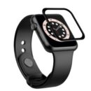 Tempered Glass Screen Protector Compatible for Apple Watch Series 6/SE/5/4 44mm, 3D Full Coverage Edge Anti-Scratch, Waterproof Bubble-Free HD Clear Film for iWatch 44mm - Clear