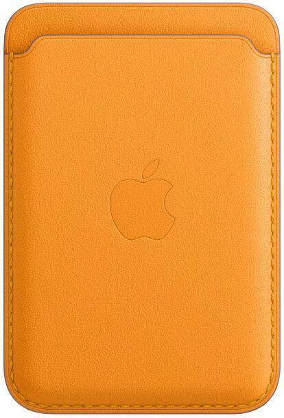 Apple Leather Wallet with MagSafe Orange for Apple iPhone