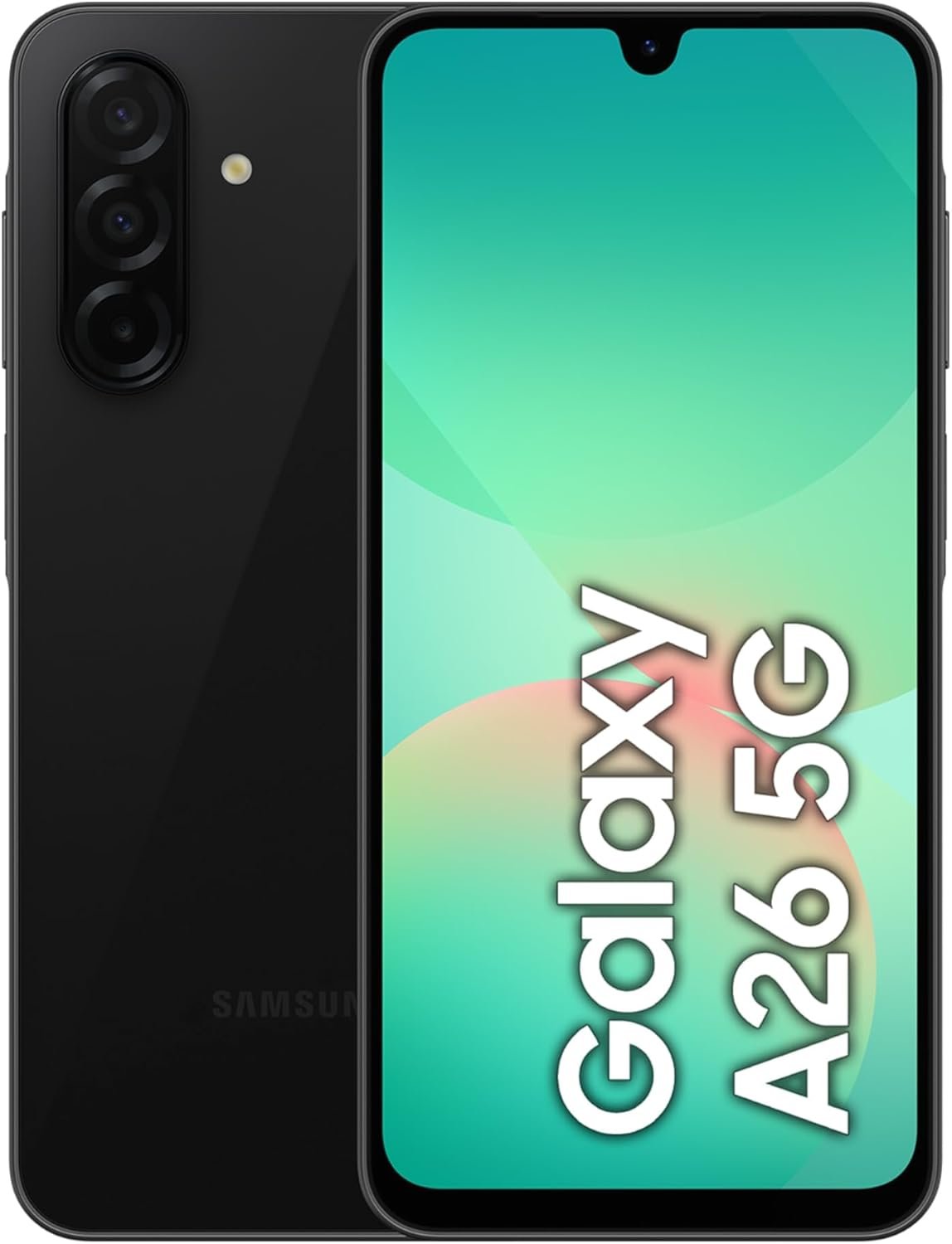 Samsung Galaxy A26 5G, Android Smartphone, 128GB Storage, 6GB RAM, Black, 50MP Camera, Large Display, Long Battery Life 1 Year Warranty