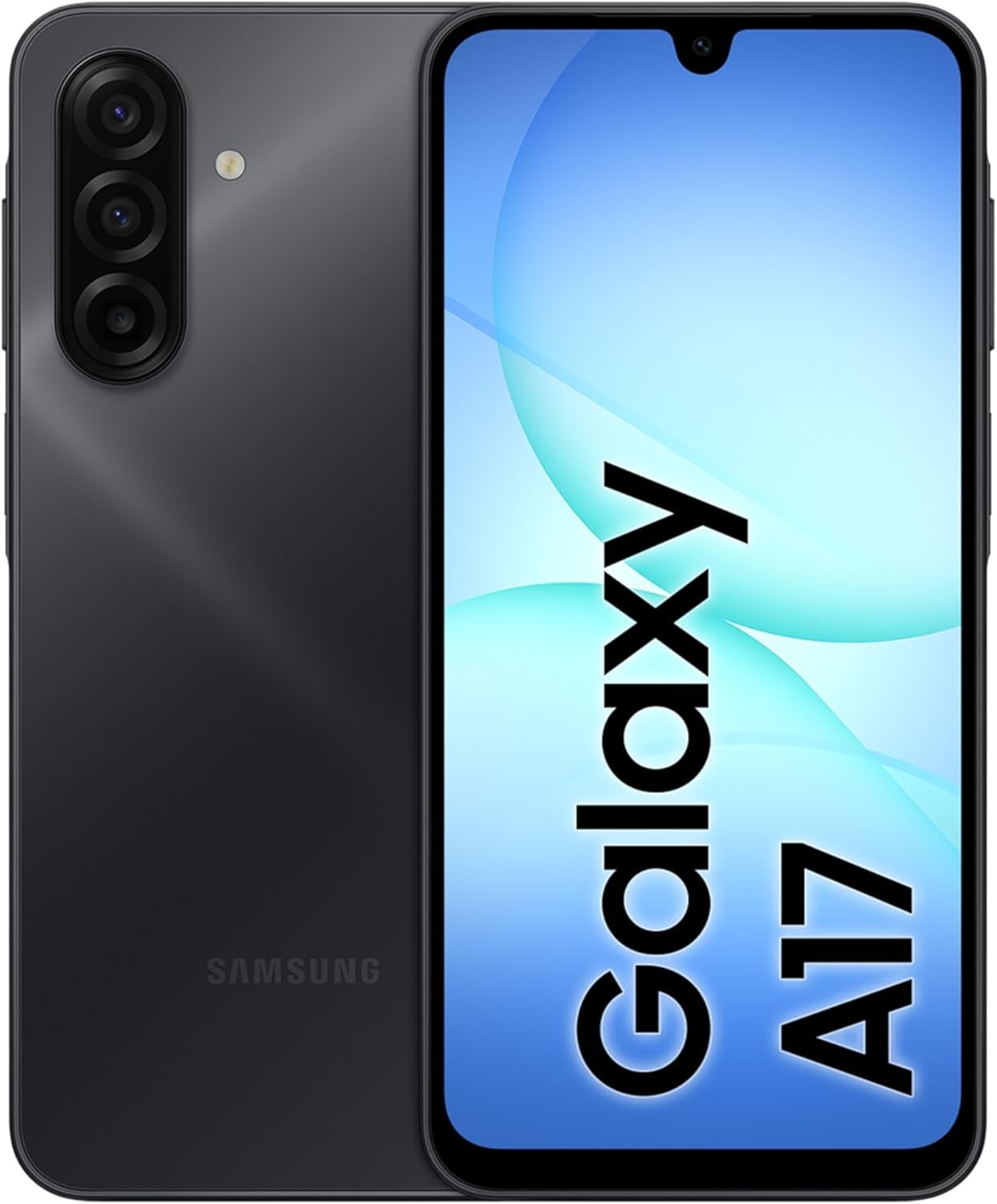 Samsung Galaxy A17 LTE Smartphone – 256GB Storage, 8GB RAM – Large Display – 50MP OIS Camera – Black – 1-Year Warranty