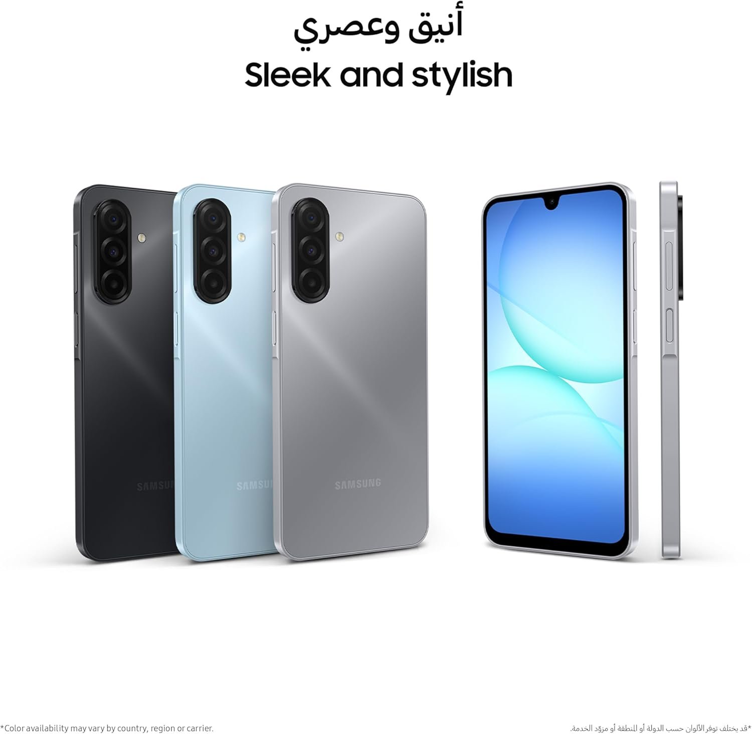 هاتف سامسونج جالكسي A17 LTE – ذاكرة 256GB ورام 8GB – شاشة كبيرة – كاميرا 50MP OIS – أسود – ضمان سنة - الصورة 2