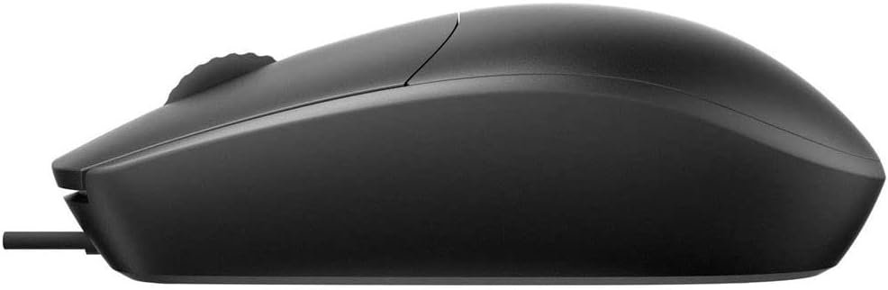 Rapoo N100 Optical Wired Mouse – Black | 1600 DPI High Precision - Image 3