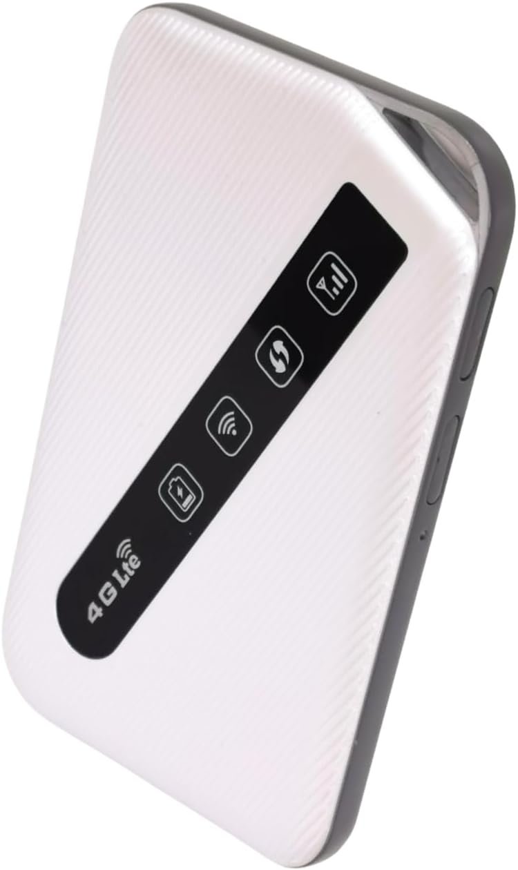 D-Link Link DWR 930M 4G/LTE Mobile Router – White, High-Speed Portable Internet, Wi-Fi for Home & Travel