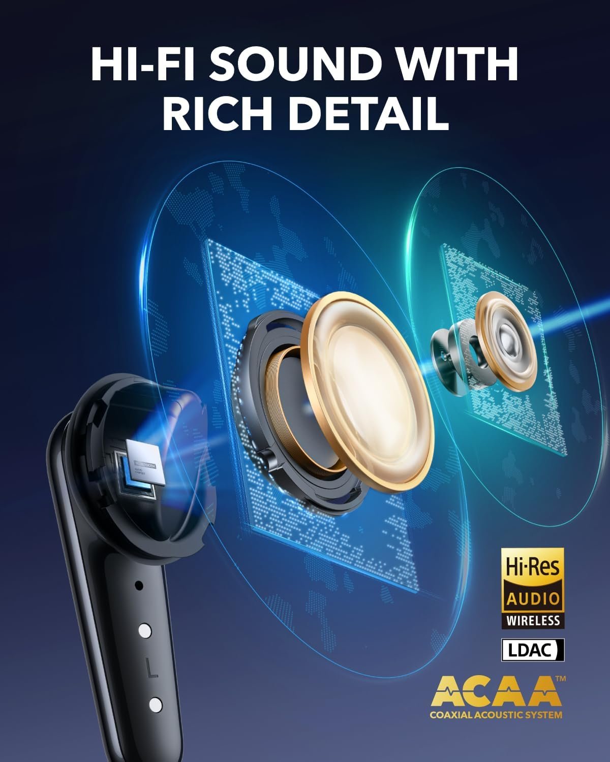 Soundcore Liberty 4 Pro by Anker – Noise Cancelling Wireless Earbuds, 7-Sensor Adaptive ANC, Studio-Level Sound - Image 4