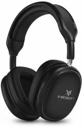 X-SCOOT XS-655 Wireless Bluetooth Headphones, Hi-Fi Stereo Sound, Built-in Microphone, 24-Hour Battery, AUX & TF Card Support