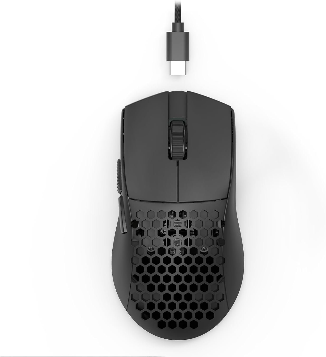 ماوس الألعاب اللاسلكي Redragon M655، تصميم مريح، إضاءة LED حمراء، 7 أزرار قابلة للبرمجة، دقة 4000 DPI