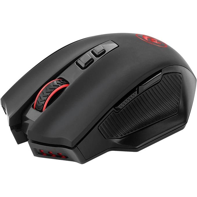 ماوس الألعاب اللاسلكي Redragon M655، تصميم مريح، إضاءة LED حمراء، 7 أزرار قابلة للبرمجة، دقة 4000 DPI - الصورة 3