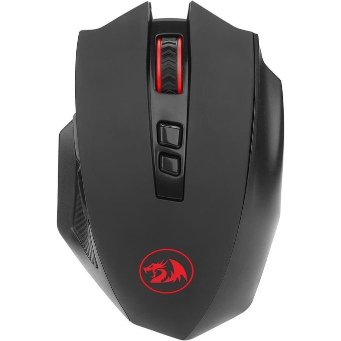 Redragon M655 Wireless Gaming Mouse, Ergonomic Design, Red LED Backlight, 7 Programmable Buttons, 4000 DPI