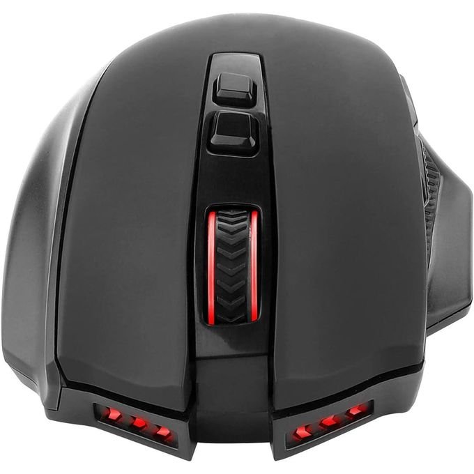 ماوس الألعاب اللاسلكي Redragon M655، تصميم مريح، إضاءة LED حمراء، 7 أزرار قابلة للبرمجة، دقة 4000 DPI - الصورة 2