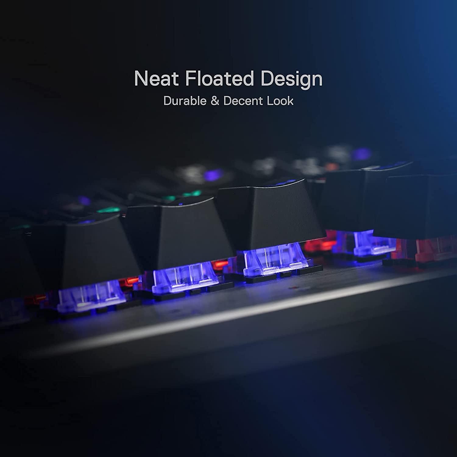 كيبورد ألعاب ميكانيكي Redragon K608-R Valheim، مفاتيح Red Switch، إضاءة Rainbow LED، 104 مفتاح، Anti-Ghosting - الصورة 2